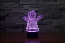 image-Christmas 3D table lamp colorful touch acrylic atmosphere light