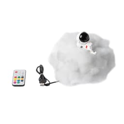 image-LED Colorful Clouds Astronaut Lamp With Rainbow Effect As Children's Night Light Creative Gift