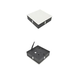 image-Modern simple square round LED aluminum wall light