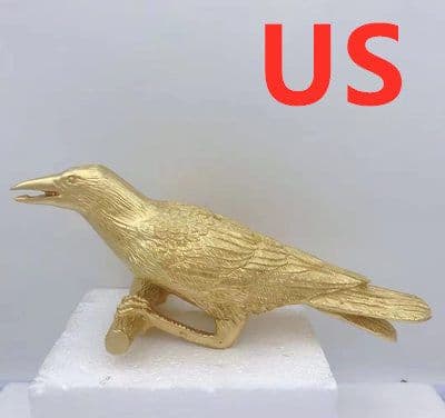 image-Creative Auspicious Bird Resin Wall Lamp Decoration