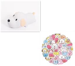 image-Nordic Cute Lovely Cartoon Dull Duck Led Night Light Silicone USB Charging NightLight Holiday Gifts Kids Room Bedside Bedroom