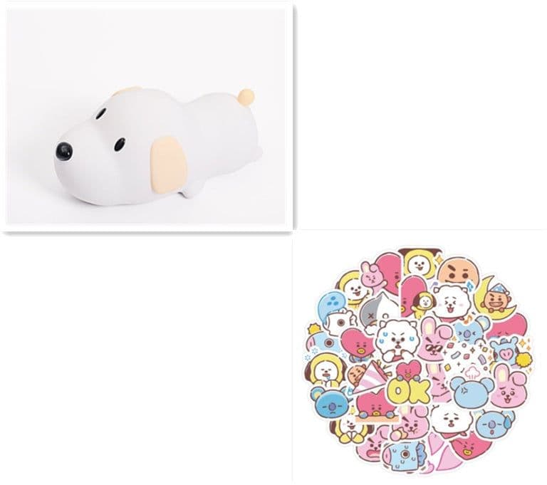 image-Nordic Cute Lovely Cartoon Dull Duck Led Night Light Silicone USB Charging NightLight Holiday Gifts Kids Room Bedside Bedroom