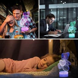 image-3D Lamp Acrylic USB LED Night Lights Neon Sign Lamp Xmas Christmas Decorations For Home Bedroom Birthday Decor Valentines Day Gifts