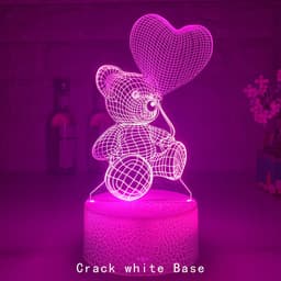 image-3D Lamp Acrylic USB LED Night Lights Neon Sign Lamp Xmas Christmas Decorations For Home Bedroom Birthday Decor Valentines Day Gifts