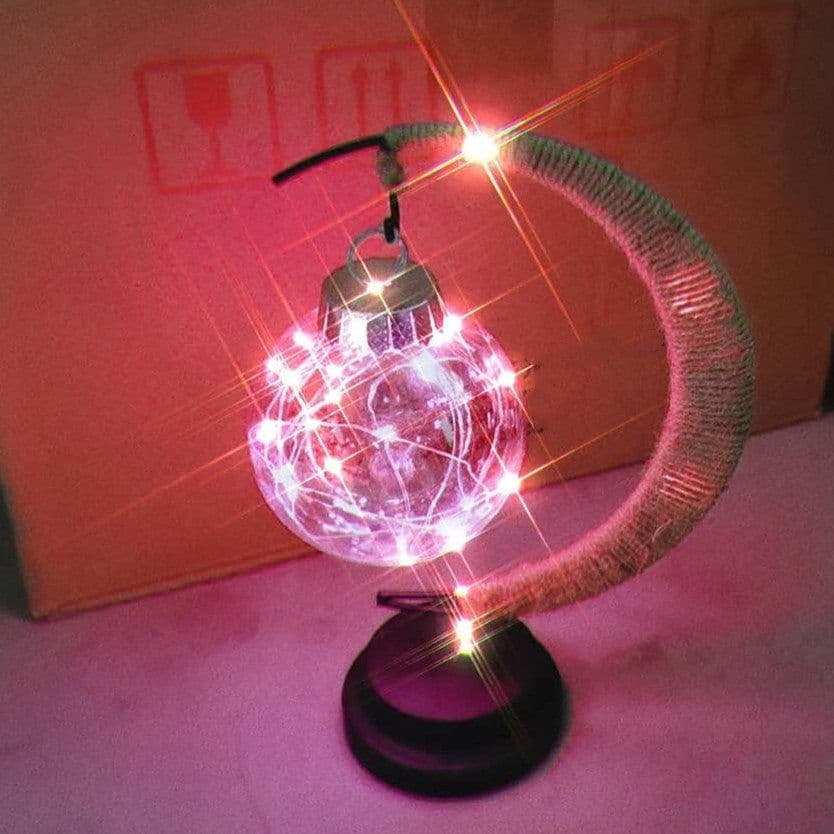 image-LED moon ball shape lamp girl heart wishing ball