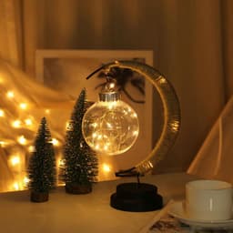 image-LED moon ball shape lamp girl heart wishing ball