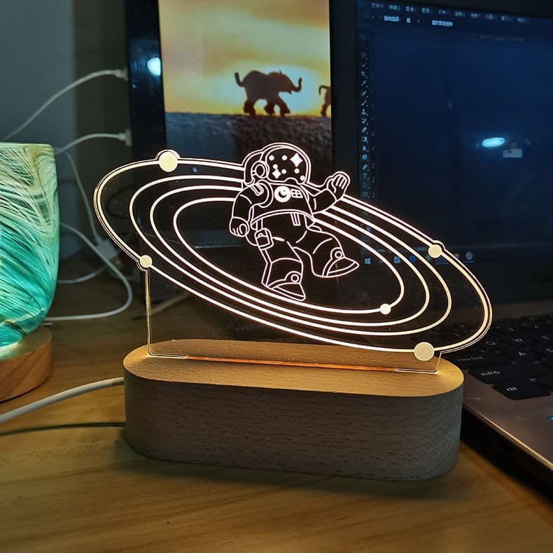 image-Custom Spotify Note Night Light 3D Dimmable USB Power Customized Colrful Photo Home Decor Festival Gift
