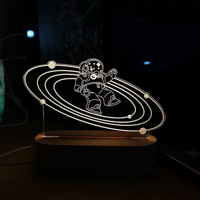 image-Custom Spotify Note Night Light 3D Dimmable USB Power Customized Colrful Photo Home Decor Festival Gift