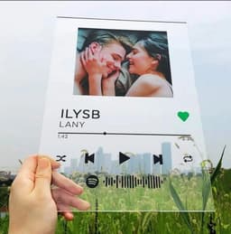 image-Custom Spotify Note Night Light 3D Dimmable USB Power Customized Colrful Photo Home Decor Festival Gift
