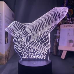image-Custom 3d Lamp Airplane Hologram Baby Night Light Cool Name Customization Nightlight for Child Bedroom Decor 3d Led Night Light