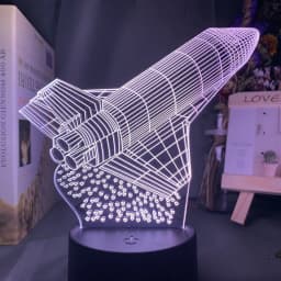 image-Custom 3d Lamp Airplane Hologram Baby Night Light Cool Name Customization Nightlight for Child Bedroom Decor 3d Led Night Light