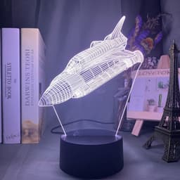 image-Custom 3d Lamp Airplane Hologram Baby Night Light Cool Name Customization Nightlight for Child Bedroom Decor 3d Led Night Light