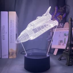 image-Custom 3d Lamp Airplane Hologram Baby Night Light Cool Name Customization Nightlight for Child Bedroom Decor 3d Led Night Light