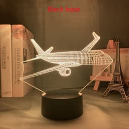image-Custom 3d Lamp Airplane Hologram Baby Night Light Cool Name Customization Nightlight for Child Bedroom Decor 3d Led Night Light