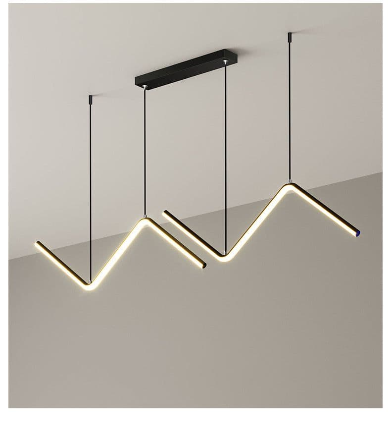 image-LED Chandelier Minimalist Design for Living Room Bedroom Kitchen Creative Art Wall Suspension Light Fixtures