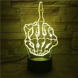 image-Led Colorful Gradient Light Home Bedroom Desk Decoration