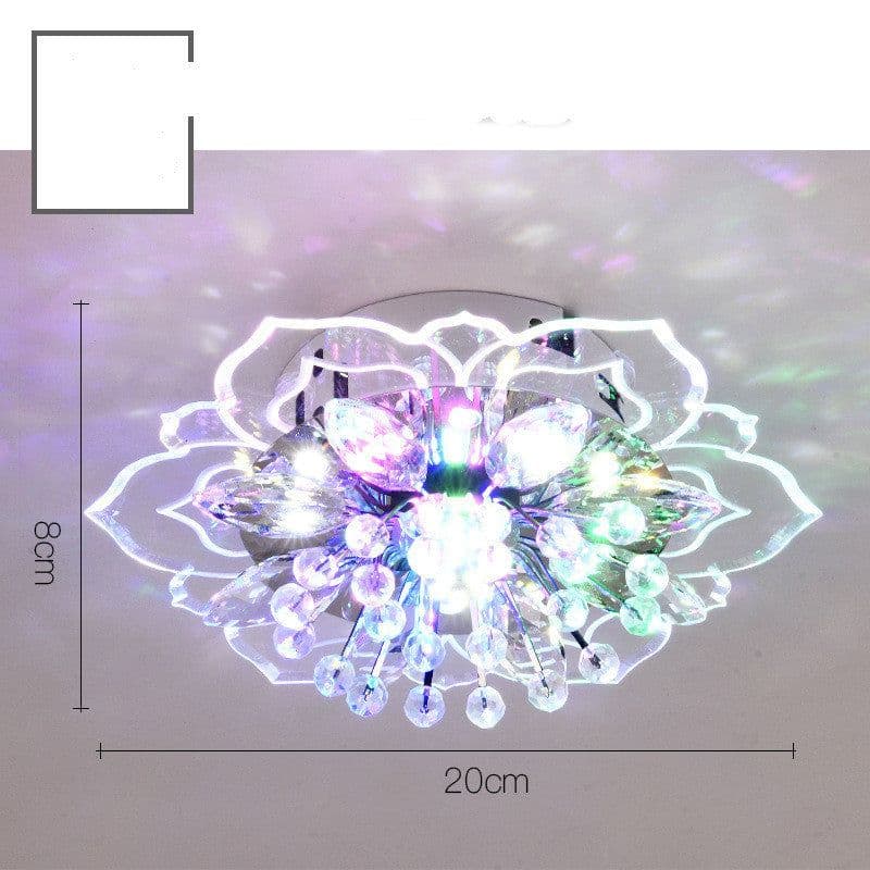 image-Small Crystal Lamp Corridor Lamp Modern Minimalist Living Room Lamp