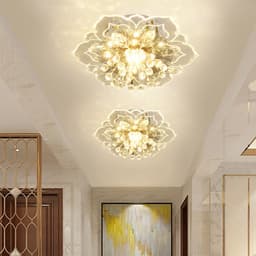 image-Small Crystal Lamp Corridor Lamp Modern Minimalist Living Room Lamp