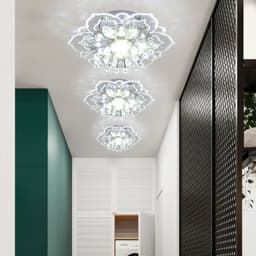 image-Small Crystal Lamp Corridor Lamp Modern Minimalist Living Room Lamp