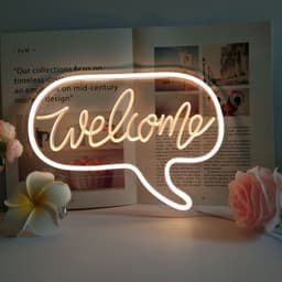 image-Creative Gifts Home Decoration Christmas Sun Clouds English Neon Lights