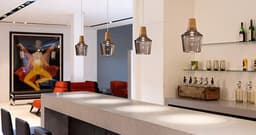 image-Modern Led Glass Pendant Light Fixture With Wood Vintage Rustic Hanging Lamp For Cafe Bar Restaurant Home Deco Loft Lighting