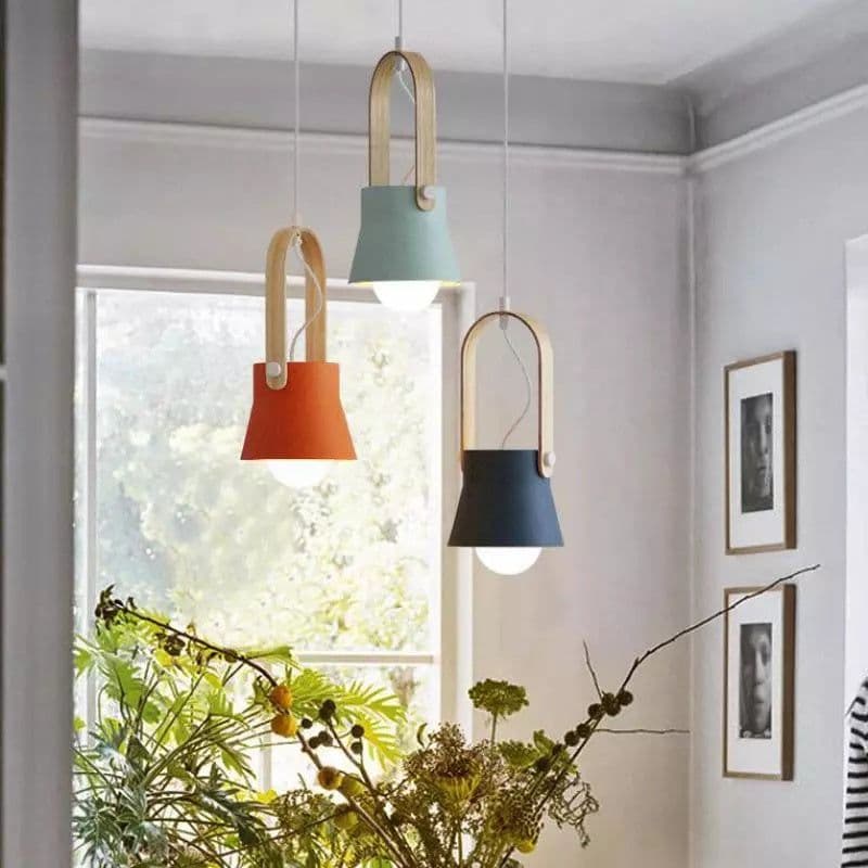 image-Nordic Loft LED Iron Pendant Lights Restaurant Room Bedroom