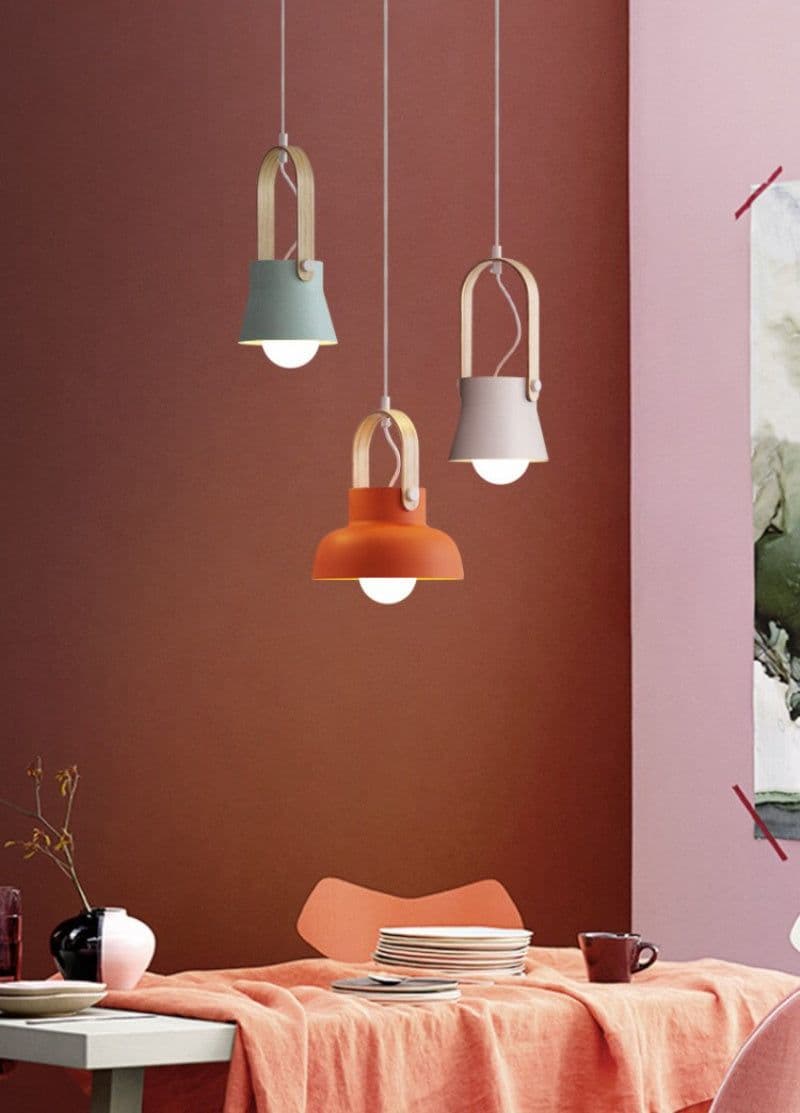 image-Nordic Loft LED Iron Pendant Lights Restaurant Room Bedroom