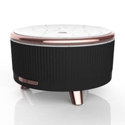 image-Ultrasonic Aroma Diffuser Wood Grain Home Mini 500ml Humidifier Desktop Large Capacity Essential Oil Diffuser