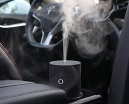 image-Dropshipping Car Humidifier 60ML Portable Aroma Diffuser USB Electric Ultrasonic Diffuser Car Air Humidifier