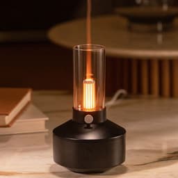 image-2023 New Arrival Ultrasonic Humidifier Retro 150ml Night Light Essential Oil Aroma Diffuser For Home Office