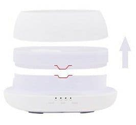 image-HOMEFISH Aroma Diffuser 500ml Ultrasonic Air Humidifier Colorful Light Fragrance Diffuser Essential Oil Diffuser For Home