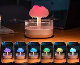 image-200ML Rain Cloud Humidifier Water Drip Rain Cloud Diffuser With Essential Oils Aroma Diffuser