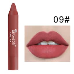 image-3 Packs Of Matte Lipstick Matte Velvet Lipstick Pen Bean Paste Milk Tea Color Lipstick Crayons Lipstick Students