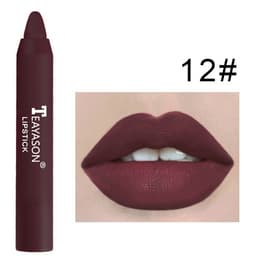 image-3 Packs Of Matte Lipstick Matte Velvet Lipstick Pen Bean Paste Milk Tea Color Lipstick Crayons Lipstick Students