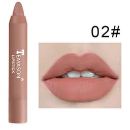 image-3 Packs Of Matte Lipstick Matte Velvet Lipstick Pen Bean Paste Milk Tea Color Lipstick Crayons Lipstick Students