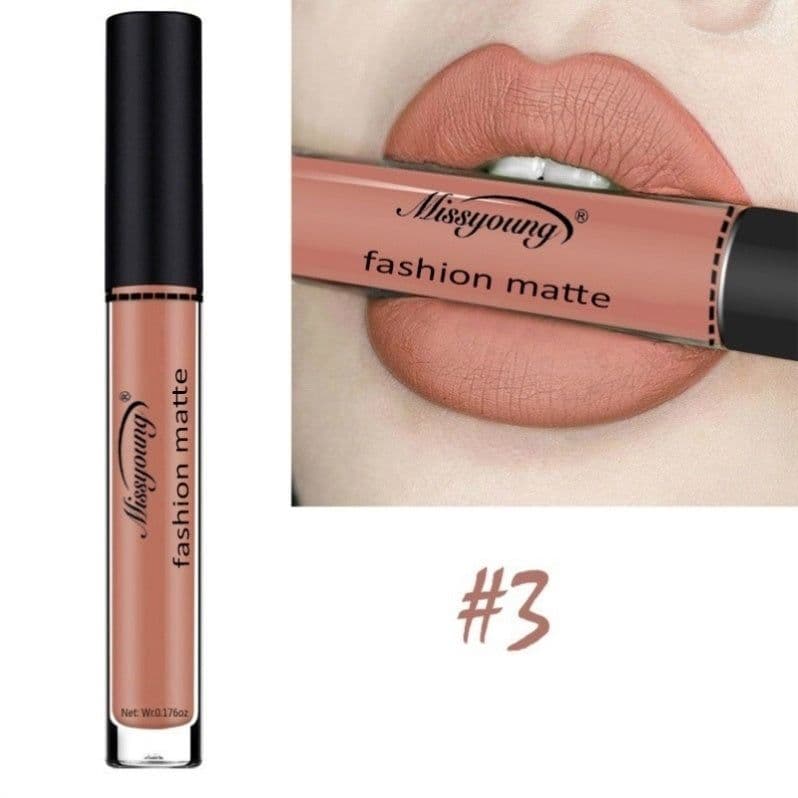 image-Lip Gloss Liquid Lipstick Non-Stick Cup Matte Makeup Llipstick