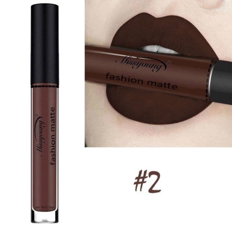 image-Lip Gloss Liquid Lipstick Non-Stick Cup Matte Makeup Llipstick