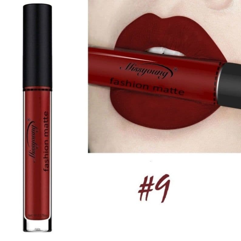 image-Lip Gloss Liquid Lipstick Non-Stick Cup Matte Makeup Llipstick