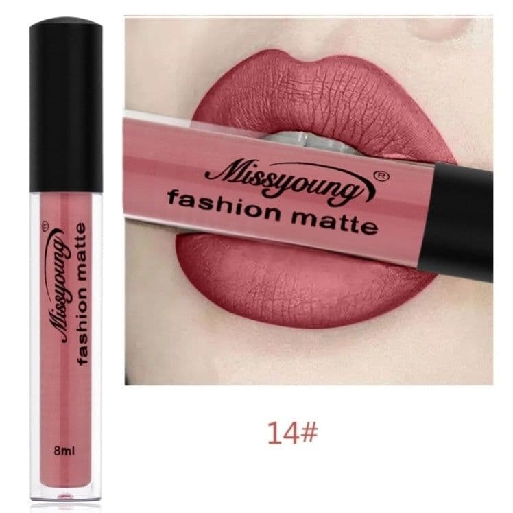 image-Lip Gloss Liquid Lipstick Non-Stick Cup Matte Makeup Llipstick