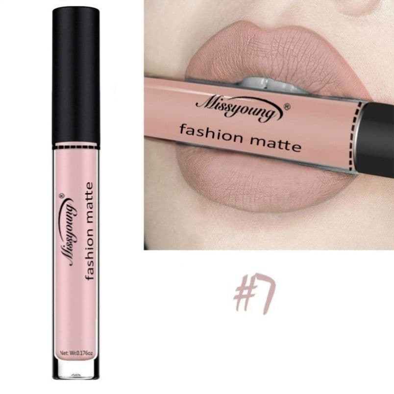 image-Lip Gloss Liquid Lipstick Non-Stick Cup Matte Makeup Llipstick