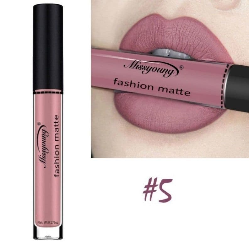 image-Lip Gloss Liquid Lipstick Non-Stick Cup Matte Makeup Llipstick
