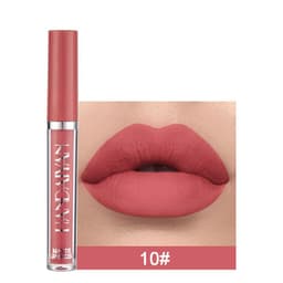 image-Handaiyan Matte Lip Glaze Liquid Lipstick Mini Tube Lip Gloss Waterproof Non Stick Cup Lip Gloss Genuine