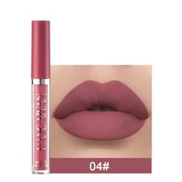 image-Handaiyan Matte Lip Glaze Liquid Lipstick Mini Tube Lip Gloss Waterproof Non Stick Cup Lip Gloss Genuine