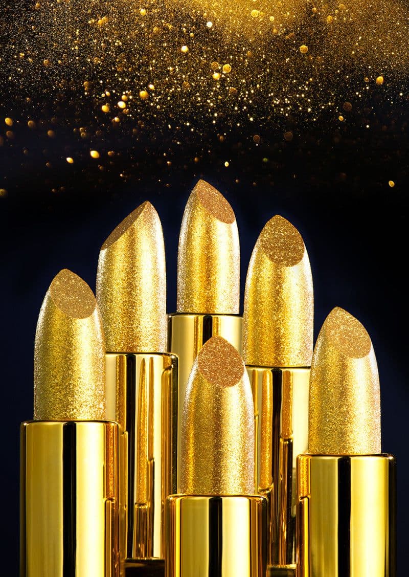 image-Velvet Matte Non-stick Cup Is Not Easy To Fade Fashionable Shiny Gold Powder Lipstick