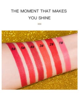 image-Velvet Matte Non-stick Cup Is Not Easy To Fade Fashionable Shiny Gold Powder Lipstick