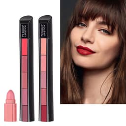 image-Matte 5-color Lipstick Set Velvet Lip Stick Non-stick Lip Gloss Long Lasting Waterproof Sexy Red Lipstick