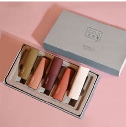 image-Gift Box Lipstick Set Cosmetic Mousse Velvet Matte Waterproof Non-stick Cup
