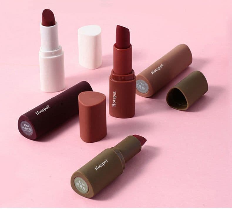 image-Gift Box Lipstick Set Cosmetic Mousse Velvet Matte Waterproof Non-stick Cup