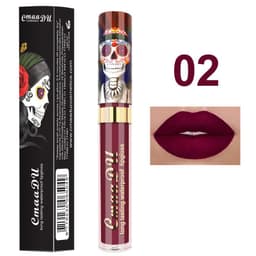 image-Light Metal Pearlescent Skull Single Lip Gloss Lipstick