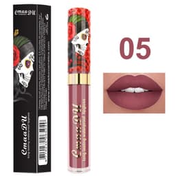 image-Light Metal Pearlescent Skull Single Lip Gloss Lipstick
